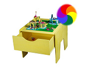 Лего-стол "Кубик 2"(цветной) – портал поставщиков НСППО