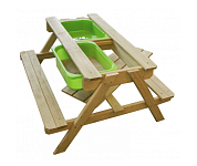 Стол со скамейками и грифельной крышкой для игр с песком и водой – портал поставщиков НСППО